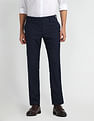 Arrow Patterned Slim Fit Trousers