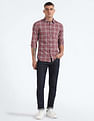 Flying Machine Tartan Check Dobby Shirt