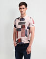 U.S. Polo Assn. Denim Co. Muscle Fit Abstract Polo Shirt