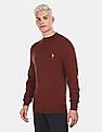 U.S. Polo Assn. High Neck Solid Sweater