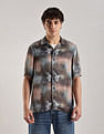 Calvin Klein Jeans Abstract Regular Fit Poplin Woven Shirt