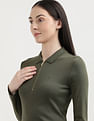 Tommy Hilfiger Mango Zip Slim Fit Polo Shirt