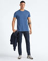 Flying Machine Slash Slim Tapered Fit Rinsed Jeans
