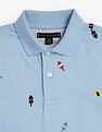 Tommy Hilfiger Kids Boys Printed Regular Fit Cotton Polo T-Shirt