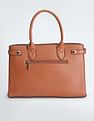 U.S. Polo Assn. Women Brand Stripe Structured Handbag