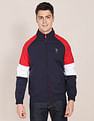 U.S. Polo Assn. High Neck Raglan Sleeve Reversible Jacket