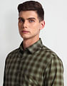 Arrow Sports Tartan Check Cotton Shirt