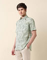 U.S. Polo Assn. Tropical Printed Tailored Fit Shirt