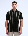 Flying Machine Vertical Striped Regular Polo Shirt