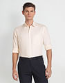 Arrow Cutaway Collar Self Design Shirt