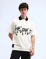 Flying Machine Oversized Typographic Print T-Shirt