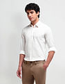 Arrow Newyork Manhattan Slim Textured Dobby Shirt