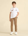 U.S. Polo Assn. Kids Boys Brand Appliqued Regular Fit Polo Shirt