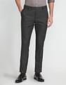 Arrow Tailored Regular Fit Dobby Formal Trousers