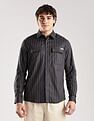 Calvin Klein Jeans Striped Regular-Fit Cotton Shirt