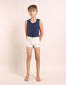 USPA Innerwear Boys Cotton Spandex Solid Trunks - Pack Of 3