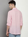 Tommy Hilfiger Solid Pigment Dyed Linen Shirt