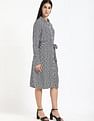 Tommy Hilfiger Viscose Spread Collar Shirt Dress