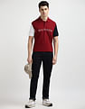Tommy Hilfiger Colour Block Embroidered Polo Shirt