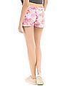 Aeropostale Printed Dolphin Cut Shorts