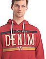 U.S. Polo Assn. Denim Co. Front Print Hooded Sweatshirt