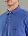 Tommy Hilfiger Solid Regular-Fit Cotton Polo T-Shirt