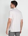 Arrow Horizontal Stripe Pique Polo Shirt