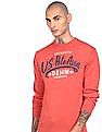 U.S. Polo Assn. Denim Co. Brand Print Sweater