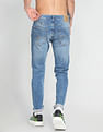 Flying Machine Slash Slim Tapered Fit Mid Rise Jeans
