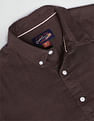 U.S. Polo Assn. Denim Co. Button Down Collar Overdyed Solid Shirt