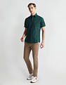 Arrow Sports Windowpane Check Cotton Shirt