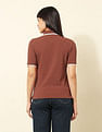 U.S. Polo Assn. Women Regular Fit Solid Polo Shirt