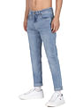 Flying Machine Slash Slim Tapered Fit Jeans