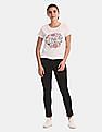 U.S. Polo Assn. Women Brand Print Cotton T-Shirt