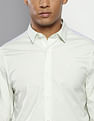 Calvin Klein Brand Tape Sleeve Slim Shirt