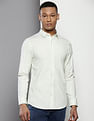 Calvin Klein Brand Tape Sleeve Slim Shirt