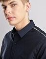 Calvin Klein Jeans Solid Slim Fit Plain Woven Shirt