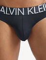 Calvin Klein Underwear Mens Solid Blue Briefs