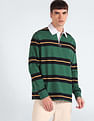 Tommy Hilfiger Horizontal Stripe Oversized Rugby Polo Shirt