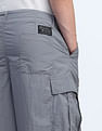 Flying Machine Cobain Loose Fit Solid Cargos