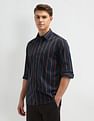 Arrow Sport Vertical Striped Slim Fit Shirt