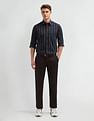 Arrow Sport Vertical Striped Slim Fit Shirt
