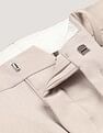 Arrow Mid Rise Solid Polyester Trousers
