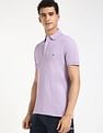 Tommy Hilfiger Solid Slim-Fit Cotton Polo Shirt