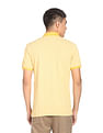 Flying Machine All Over Geometric Print Cotton Polo Shirt
