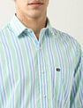 Arrow Sport Vertical Striped Pattern Air Soft Shirt