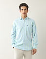 Arrow Sport Vertical Striped Pattern Air Soft Shirt