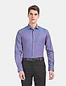 AD by Arvind Tailored Regular Fit Two Tone Partywear Shirt