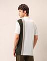 U.S. Polo Assn. Denim Co. Colourblocked Pure Cotton Polo Shirt