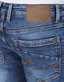 AD by Arvind Stone Wash Skinny Fit Stretch Jeans